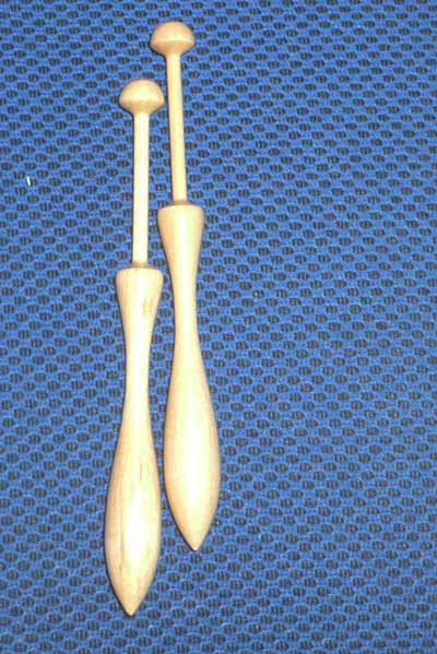Paar dnische Klppel 12 cm